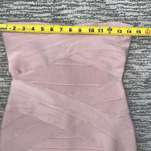 NWT House of CB Leyla Bandage Dress Nude/Pink Large. - Picture 7 of 14
